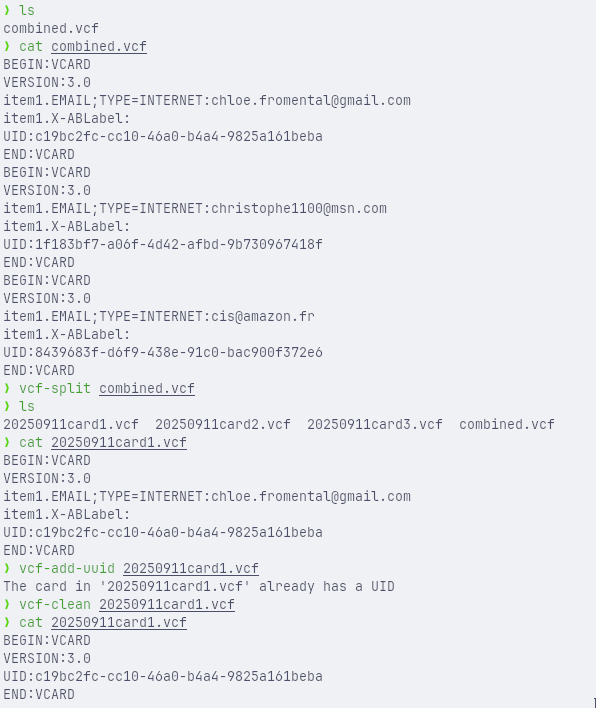 Exemple d'utilisation de VCF Tools